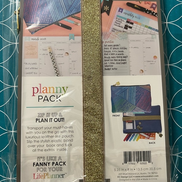 Erin Condren Colorful / Rainbow Woven Wonder Planny Pack - Picture 2 of 2